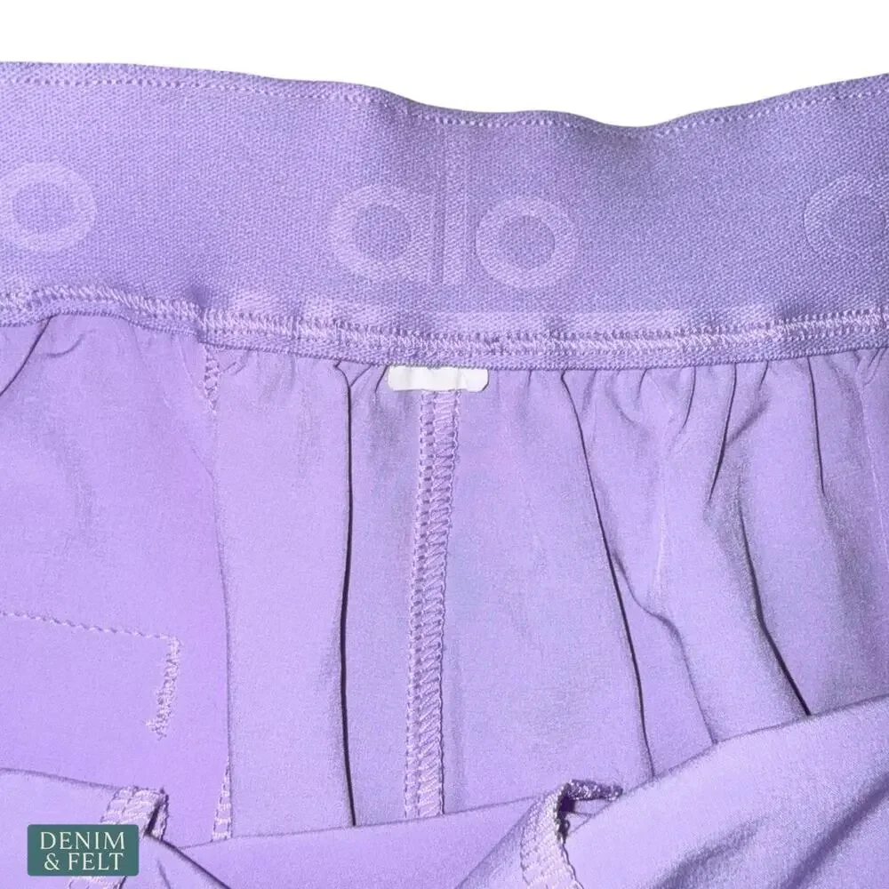 ALO Yoga Lavender Tenniscore Skort Pilates Athleisure Golf Skirt Built In Shorts